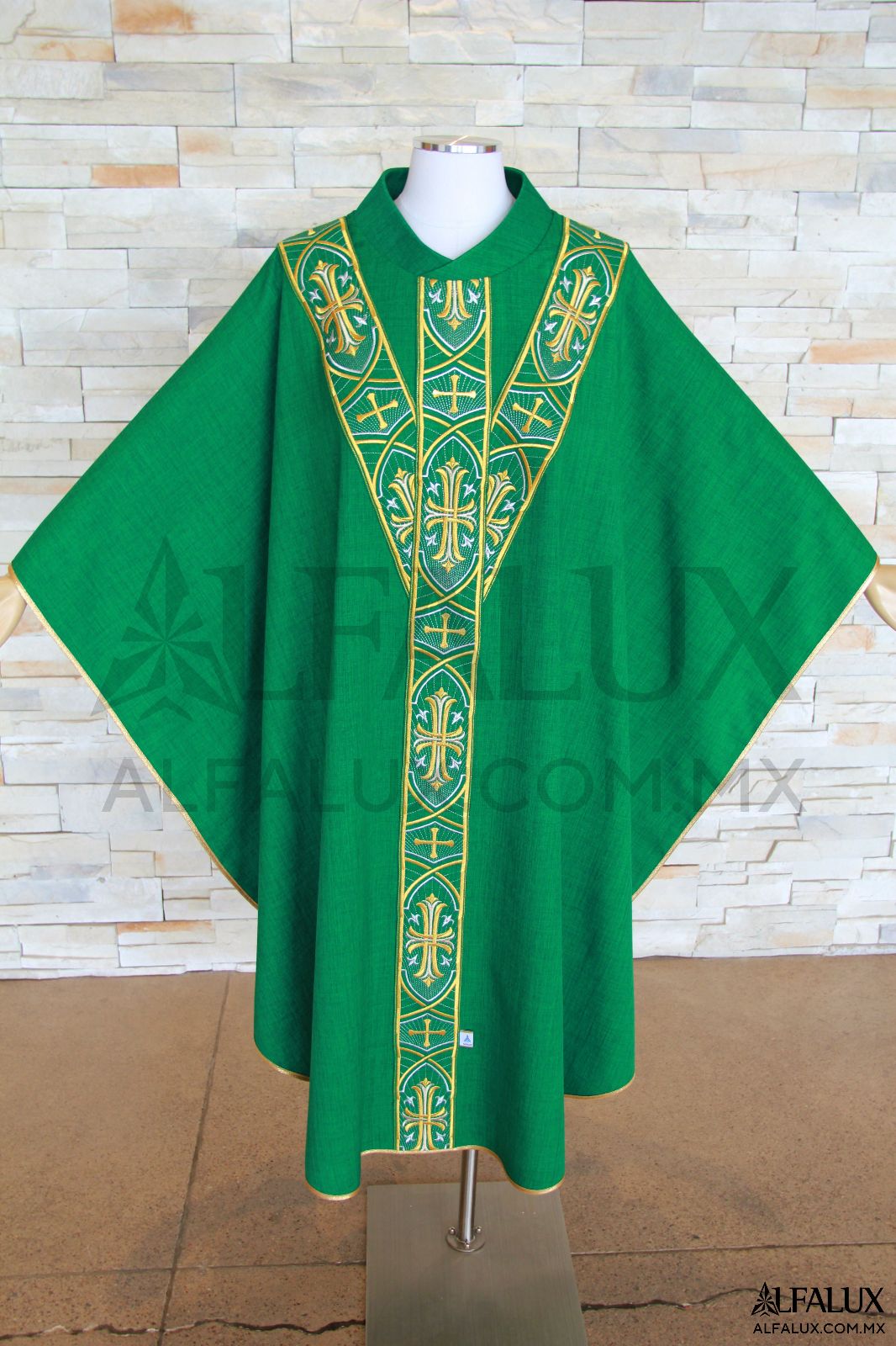 04 IMPERIAL YEE Casulla Alfalux Verde Bandera 